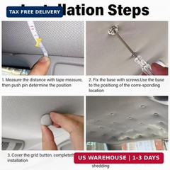 50 Set Car Roof Headliner Repair Kit, Car Ceiling Fabric Repair Kit, 202 Pcs Aut