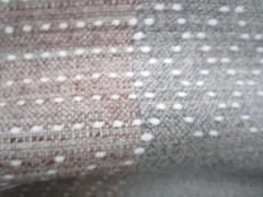 Zak & Fox MARINER Linen Blend Slub Charcoal Tan Rust Beige Thread Fabric 2yds+