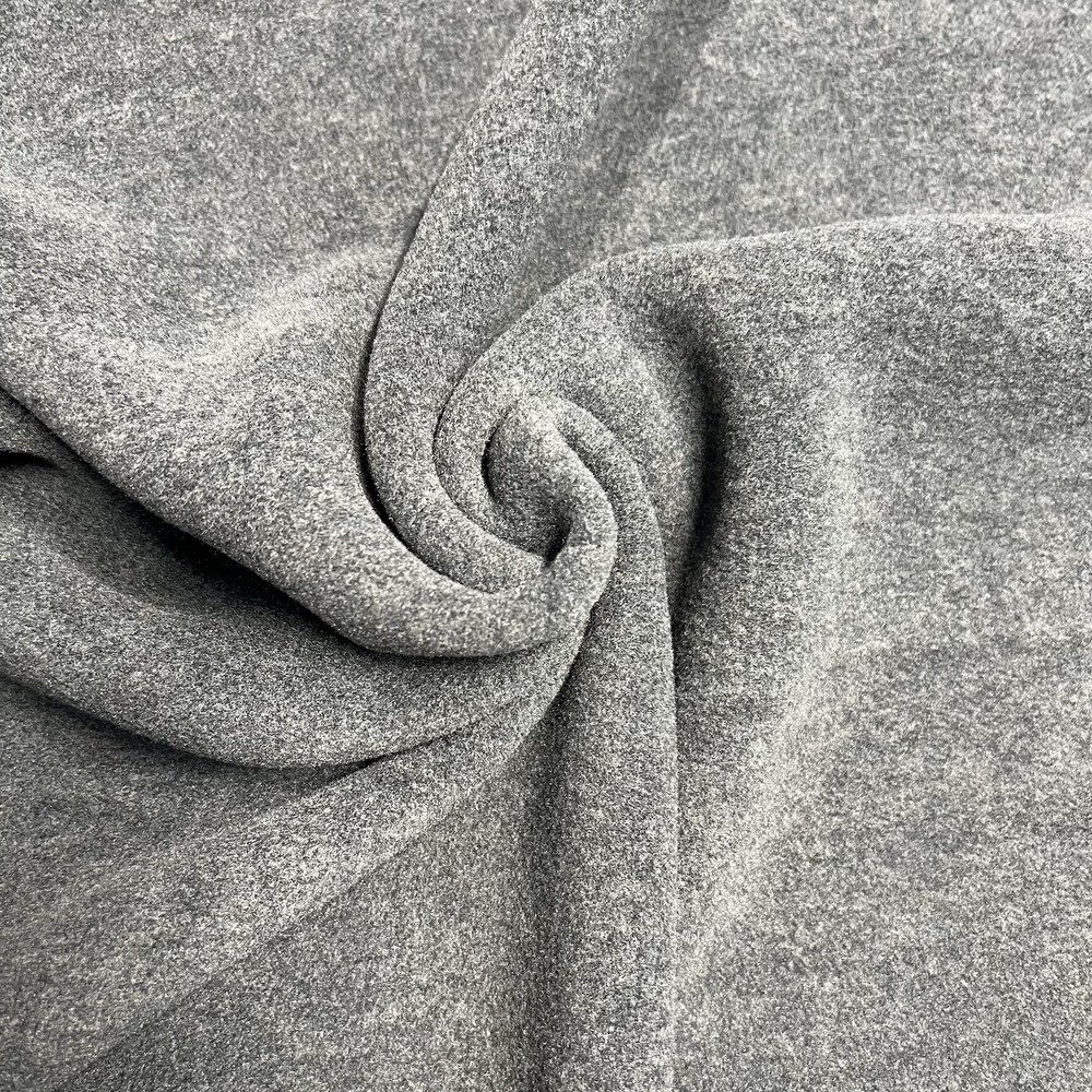 Bonded Polar Fleece High Quality 63″ W Gray Fabric Lot of 3 Yards 20″ $18