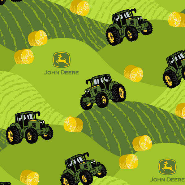 John Deere Scenic Cotton Fabric