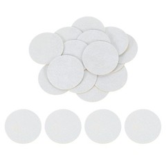 60Pcs Round Felt Circles, 55mm (2-1/8″) Non-Woven Felt Fabric Sticker, White