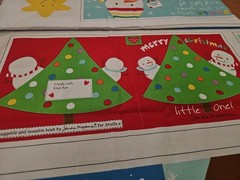 Huggable & Loveable Books Cotton Fabric Panel Merry Christmas Studio E
