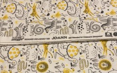 Safari Animals-Super Snuggle Flannel Fabric Approx. 36W (1yard) X 42” L-