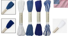 Sashiko Thread 20m21.8yds 4skeins Color Bundles 100% Cotton