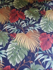 Richloom Outdoor jungle Ebony fabric leaf 1 yard 10 inches stock 4