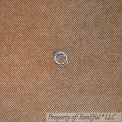 BonEful Fabric FQ Cotton Quilt Brown Tan Light Natural Khaki BIAS STRIPE Cabin S