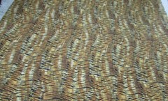 Vintage FAYE BURGOS By MARCUS BROTHERS TEXTILES Flannel TIGER Fabric BRAND NEW