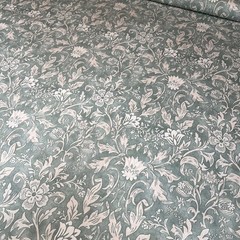 2.1 Metres iLiv Rococo Aqua 100% Cotton Curtain Upholstery Cushion Fabric
