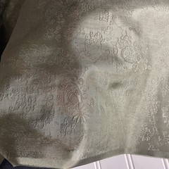 SILK Olive green, FABRIC 3 Yards x 22 Inches Wide or 108 Inches x 22 Wide