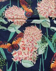 1 yard cut – Holli Zollinger Dreamer Hydrangea Hobby Lobby Fabric – butterfly