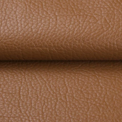 Vinyl Fabric by the Yard, 54″ W 0.7MM Faux Leather, Brown 1 Yard | Waterproof &