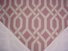 21-1/2Y Kravet Jerry Lilac Printed Cotton Trellis Lattice Upholstery Fabric