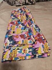 4.5+ Yards Girl Superheroes Pink Camelot Fabrics DC Comics Cotton Fabric Uncut