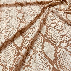 Animal Print Snake Fashion Design Spandex Fabric 60″wide by Yard for Swimwear