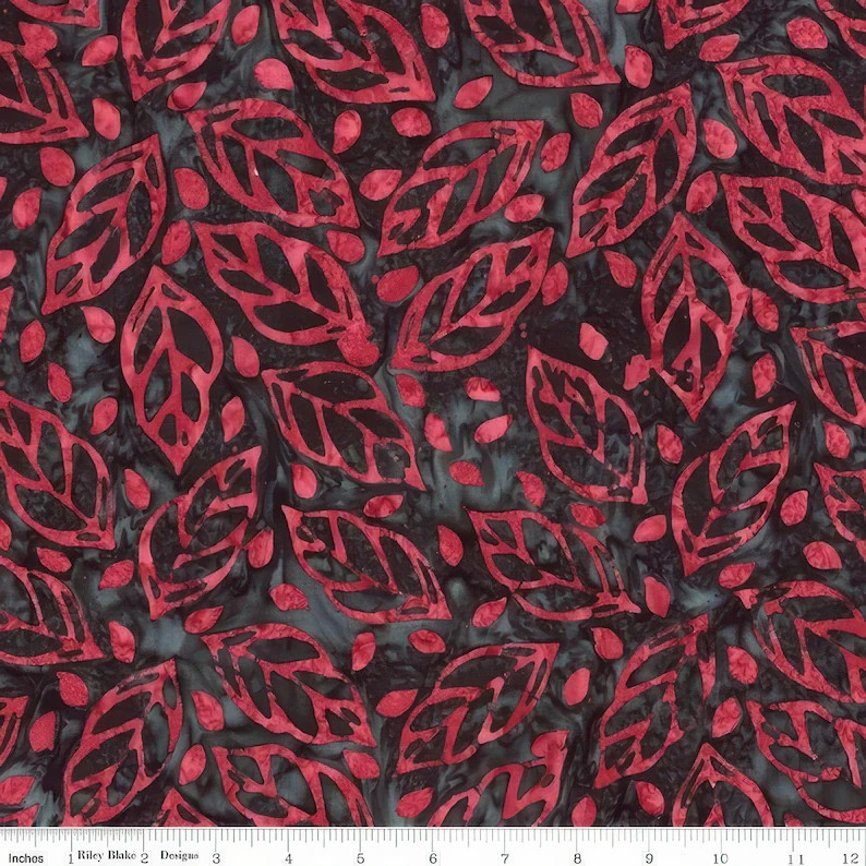 Black Cherry Chutney Batik by Riley Blake #G2-1-1 BTY