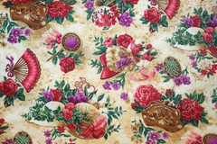 VICTORIAN MILLINARY FROM FABRI-QUILT- 100% COTTON FABRIC