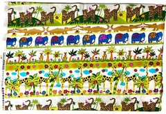 Robert Kaufman #4735 Jungle Jamboree Safari Animals 1 Yard By 44”