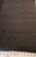 Pre Quilted double sided cotton diamond quilted black fabric 84″X42″