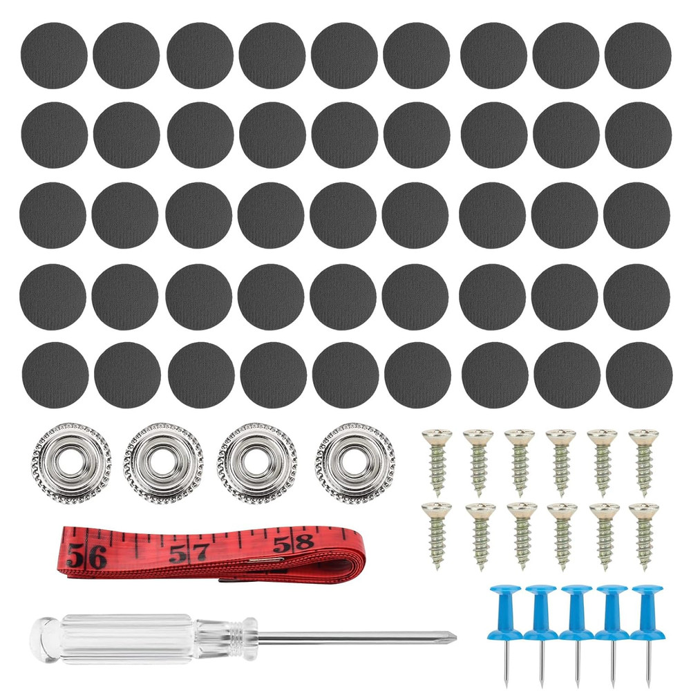 202 Pieces Car Roof Headliner Repair Button Kit, Car Ceiling Fabric Repair Pins