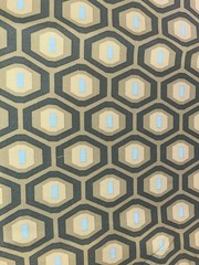 Amy Butler Midwest Modern Honeycomb Forest Cotton OOP 24”