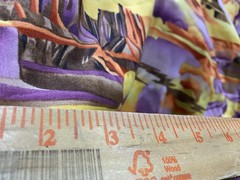 Quilt/Pillow Fabric Luana Rubin The Enchanted Desert Orange Purple Modern 1001