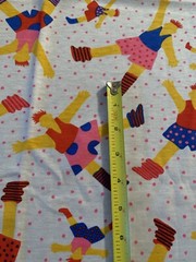 1.5 Yards Vintage Work Out Exercise Fabric Quilting Cotton 36” X 60” Dance