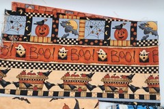 14 1/8 oz Quilt Cotton Sewing Fabric Halloween Autumn Fall ~2.5+ Yd