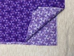Geometric Purple Triangles 2.1 yards. ***READ
