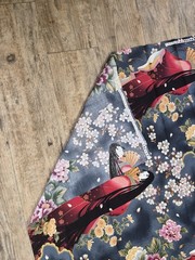 KONA BAY Fabrics Japan Lady Empe-07 Cotton 2 YDs (75 IN) x 44″ W Asian Inspired