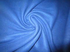 BLUE SOLID COLOR FLEECE – 1 3/8 YARDS LEFT ON BOLT