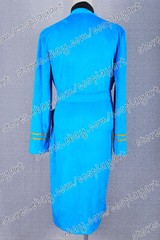 Bath Robe for Star Trek TOS Cosplay Costume Blue Uniform for Halloween Party