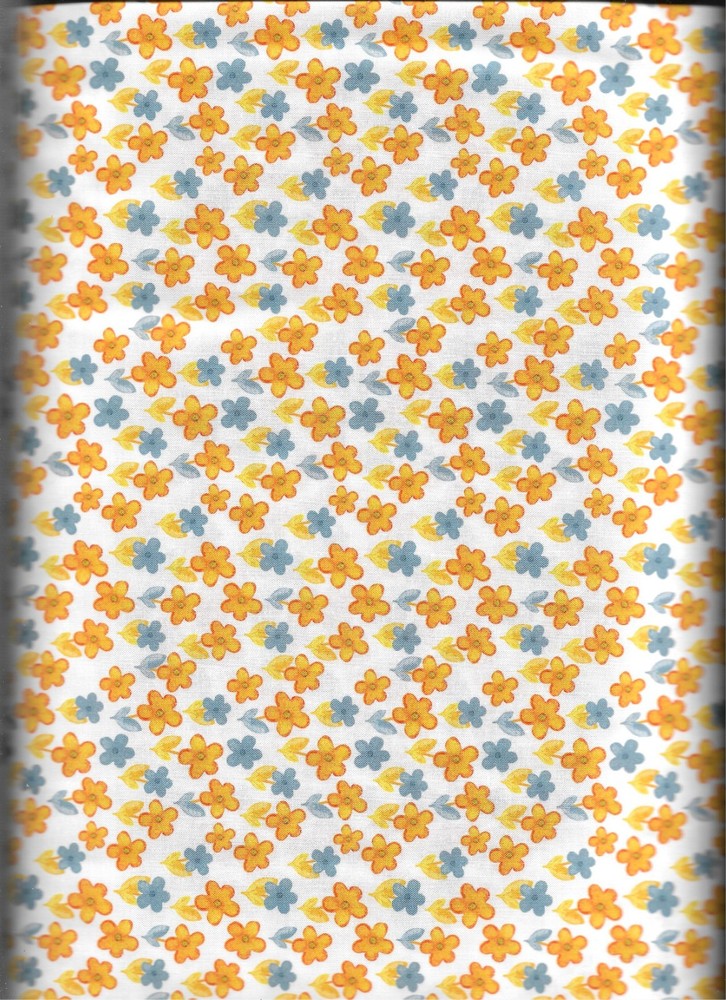 45″ 100% cotton floral fabric “Ditsy Floral” by Paintbrush Studios