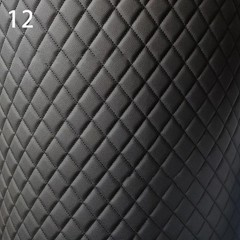 100x158cm Faux Leather Quilted PVC Fabric Car Interior Upholstery Mat