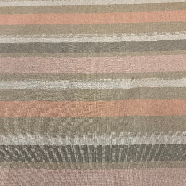 Sunbrella Fusion Glimpse Blush Pink Stripe Outdoor Upholstery Fabric