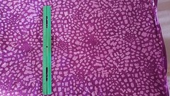 Batik raspberry pink animal theme cotton quilting sewing fabric bhy x 44″