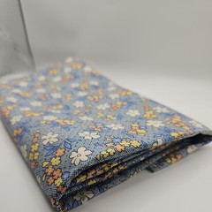 Aunt Grace by Judie Rothermel for Marcus Bros Blue Floral Print Fabric 2 Yd