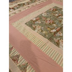 Cottage chic quilt top | unfinished quilt top