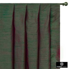 Green And Fuchsia Faux Silk Fabric By The Yard, 42 inch width Green Silk Fabric