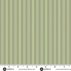 Andover Quiltessential A 1672 G Sequoia Double Stripe Cotton