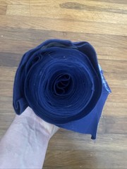 TANMONO Vintage Japanese Cotton Yukata Fabric Indigo-Blue & White-9 Yards NEW