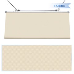 E&K Retractable Pergola Canopy Cover Waterproof Awning Deck Garden Yard Beige