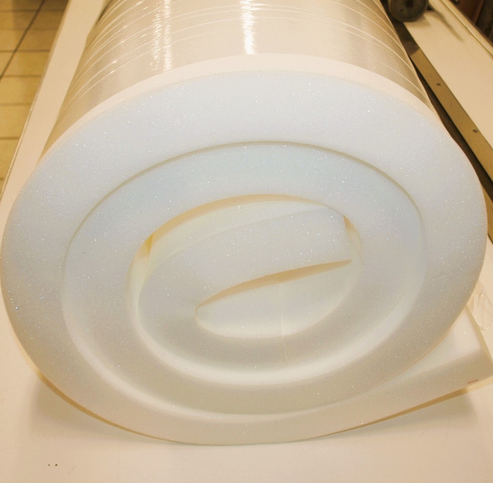 Foam cushion sheet size 2x24x96 hard density for chairs or bench cushions