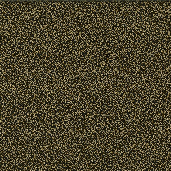 Winter Blossom By Hoffman – Black/Gold #P7618-4G