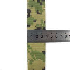 1M Digital Camouflage Webbing Non-elastic Edging Strips 2.0/2.5/3.8/5.0cm Width
