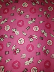 Disney Movie Aristocats MARIE 100% Cotton Fabric 44″ Wide×BTY, Springs Creative.