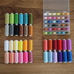 125 PCS Sewing Thread Assortment, 36 Colors 400yd with 36