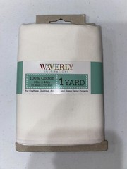 1 Yard Solid White 100% cotton Pre-Cut Fabric