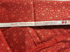 Lot of 6 Pieces Cotton Christmas Fabric Sewing Quilting 10.5 Yards
