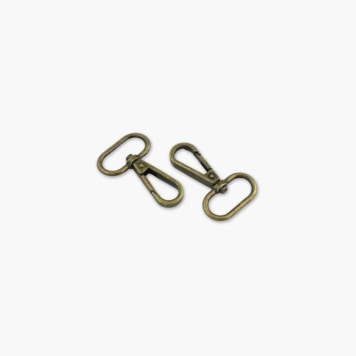 Sallie Tomato Antique 1″ Swivel Hooks Oval Basic Hardware Set of 2 Kit M211.59
