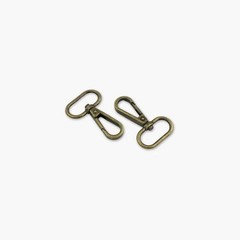 Sallie Tomato Antique 1″ Swivel Hooks Oval Basic Hardware Set of 2 Kit M211.59